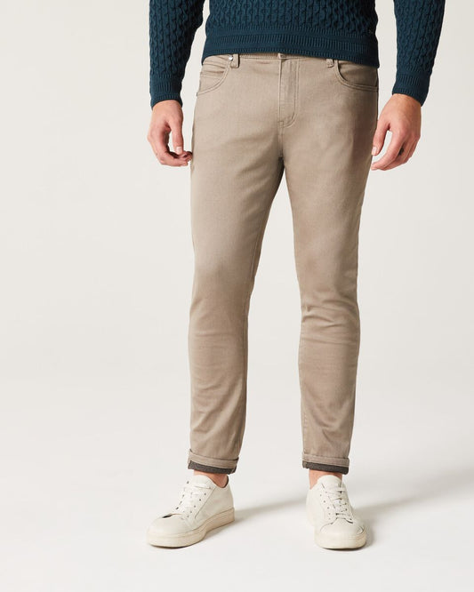 Branded Export Quality | Skin Brown Stretch Jeans