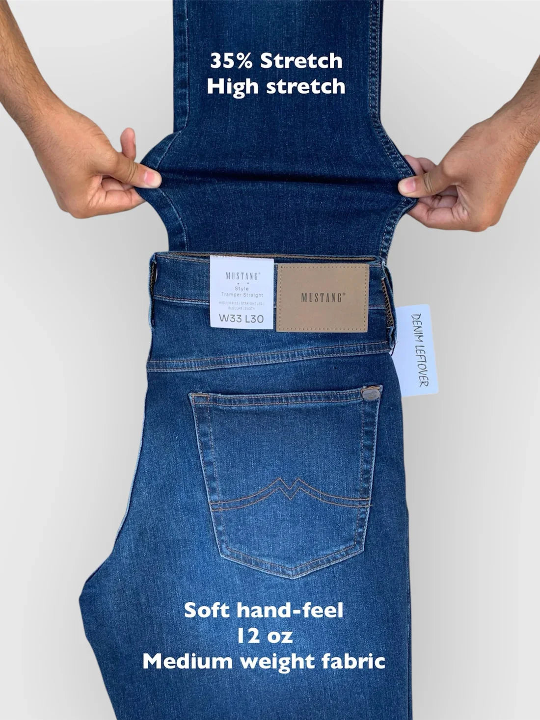 Men's Straight Fit Dark Blue Jean