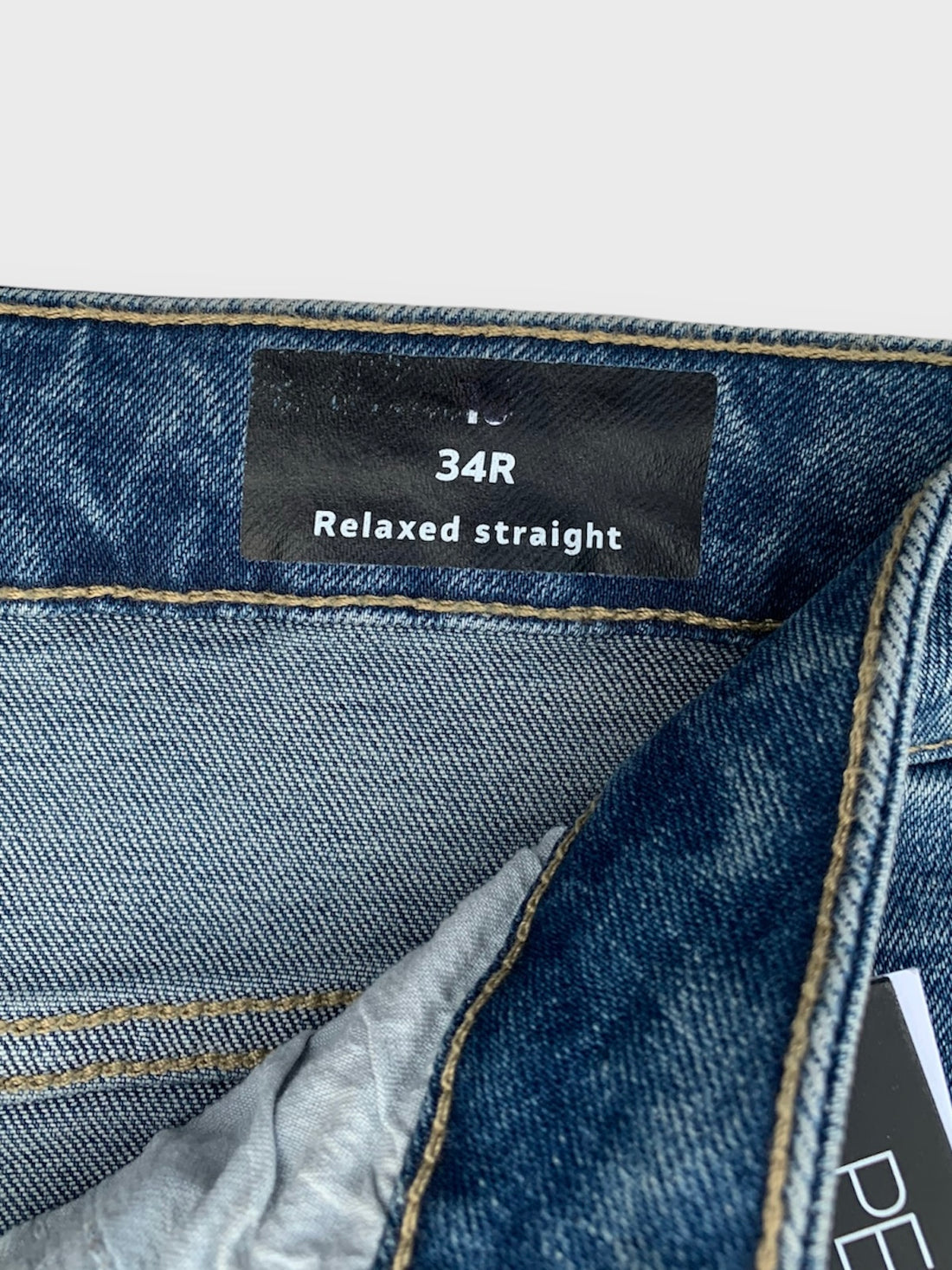 Branded Export Quality | Original Denim Mid-Blue Stretch -Regular Fit Jeans