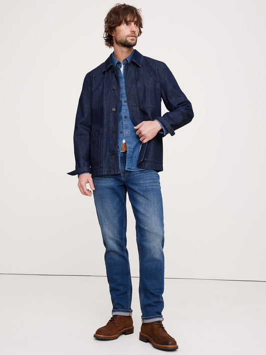 Goodfellow Straight &regular Fit Jeans – Mid Blue (Export Quality)