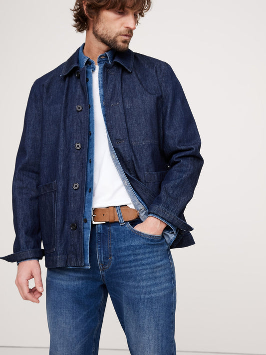 Goodfellow Straight &regular Fit Jeans – Mid Blue (Export Quality)