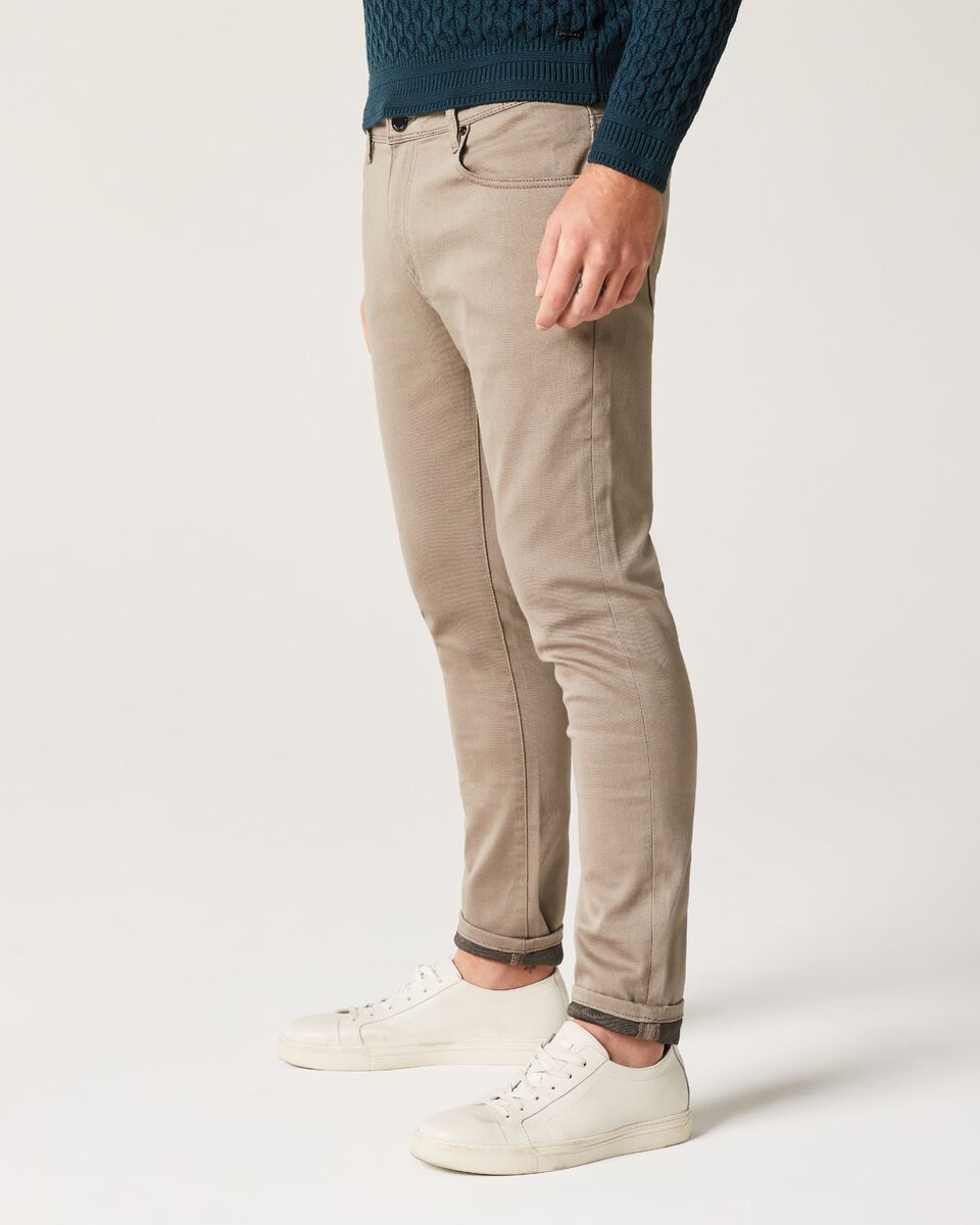 Branded Export Quality | Skin Brown Stretch Jeans