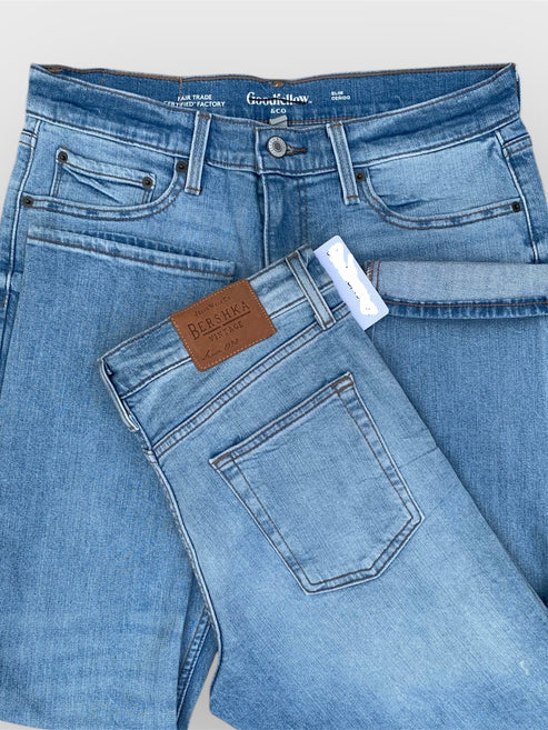 Men's Straight Fit Light Blue Jean