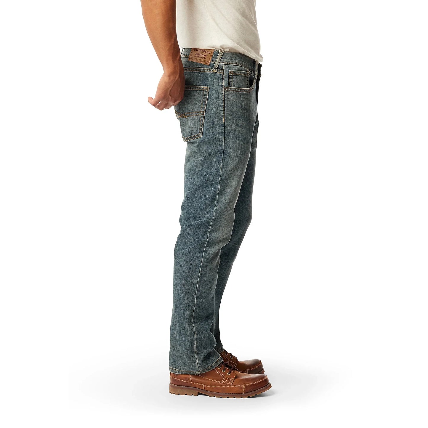 Levi's Strauss Signature Men's Straight Fit Jeans diesel green