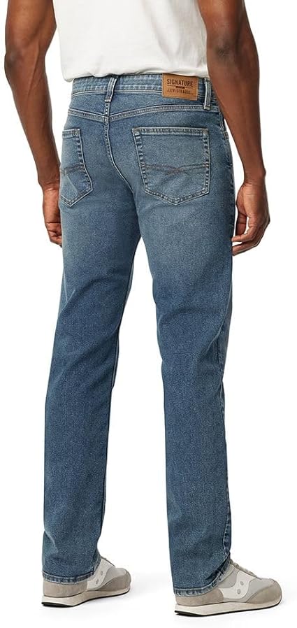 EXPORT LEFTOVER  (Orignal denim) stretched straight & comfort-fit.