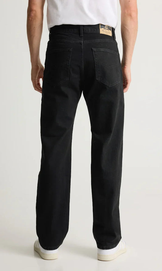Men's Relaxed Fit Black Jeans
