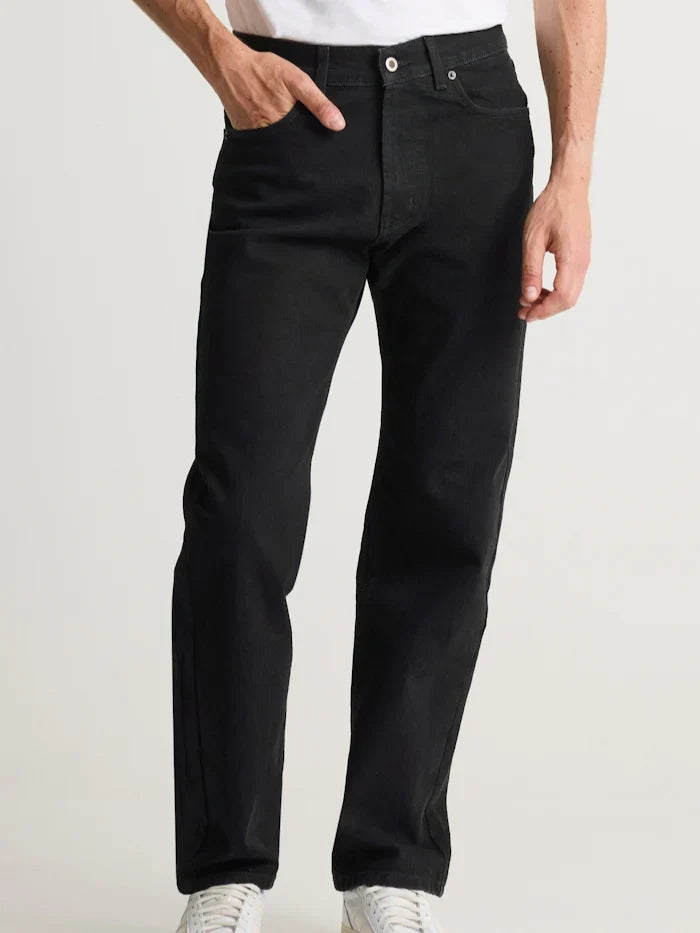 Men's Relaxed Fit Black Jeans